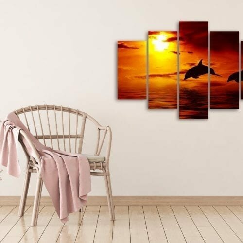 צמד דולפינים