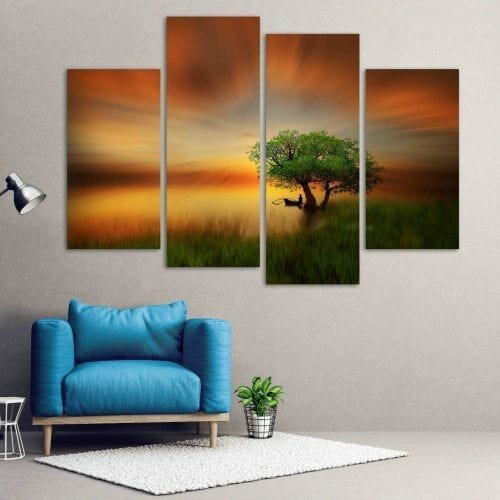 שקיעה מוזהבת