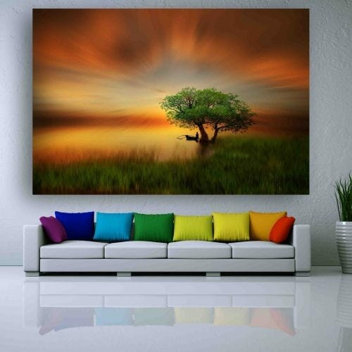 שקיעה מוזהבת