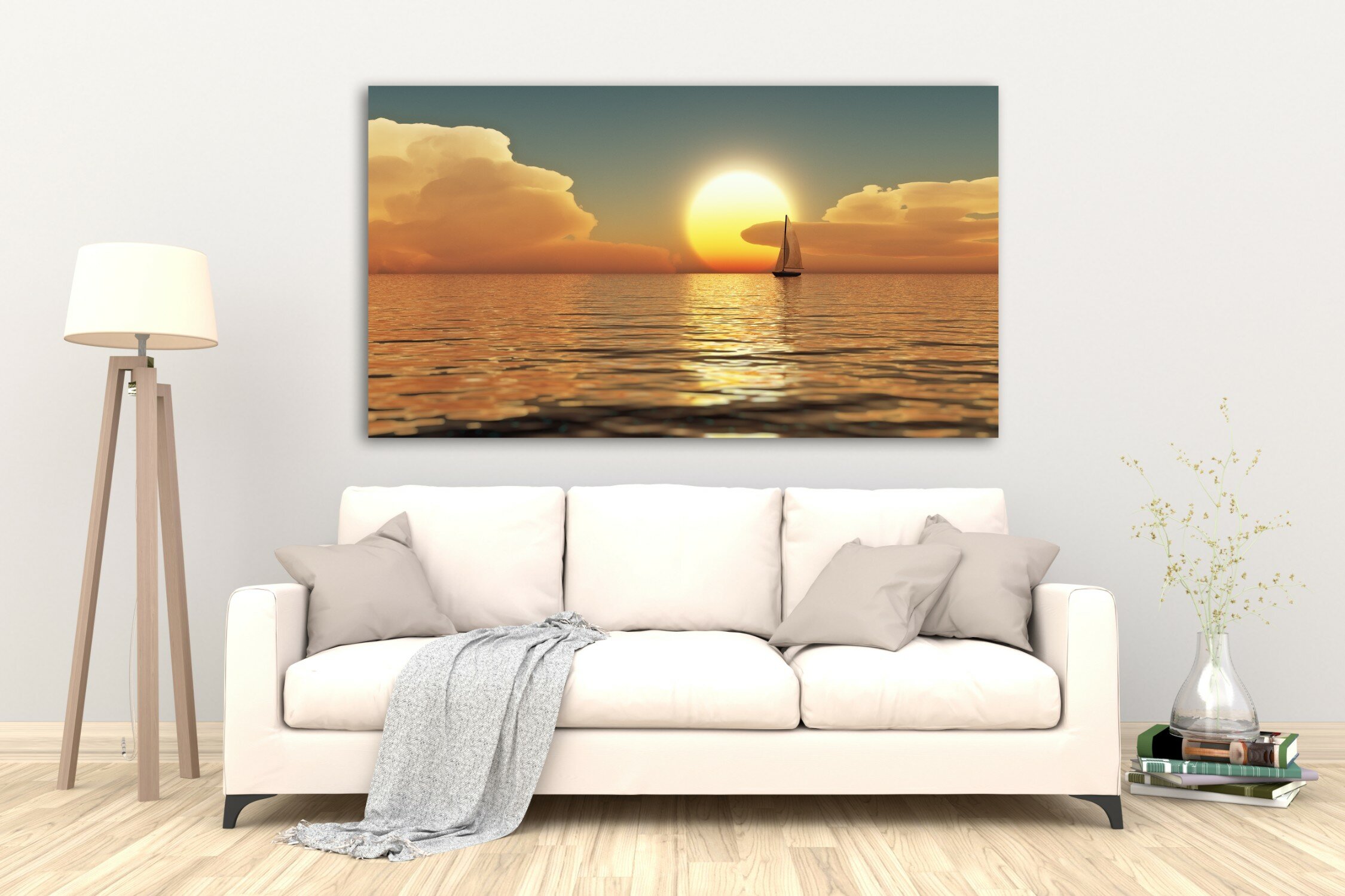 מפרשית בשקיעה 2 מפרשית בשקיעה