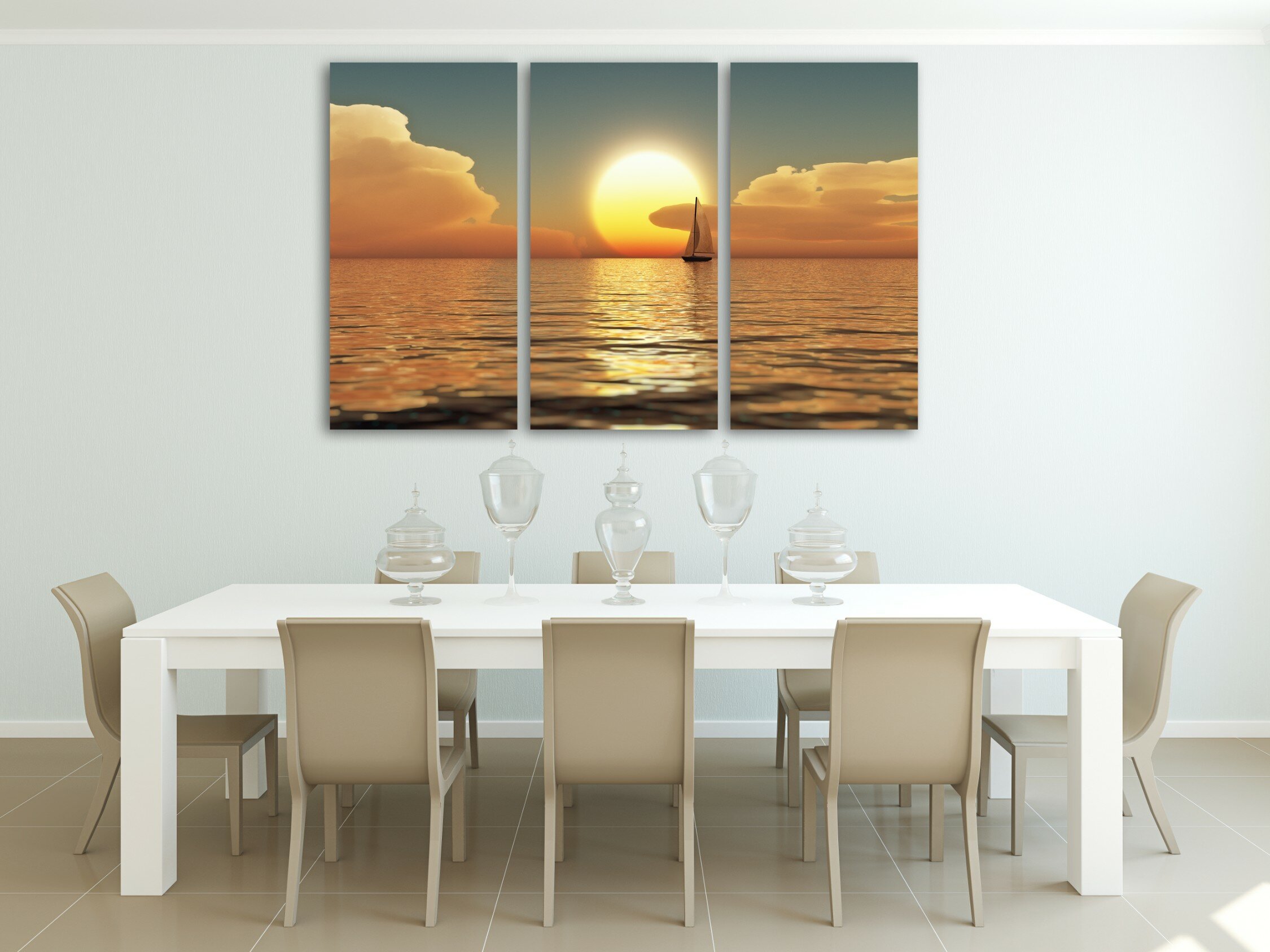 מפרשית בשקיעה 1 מפרשית בשקיעה