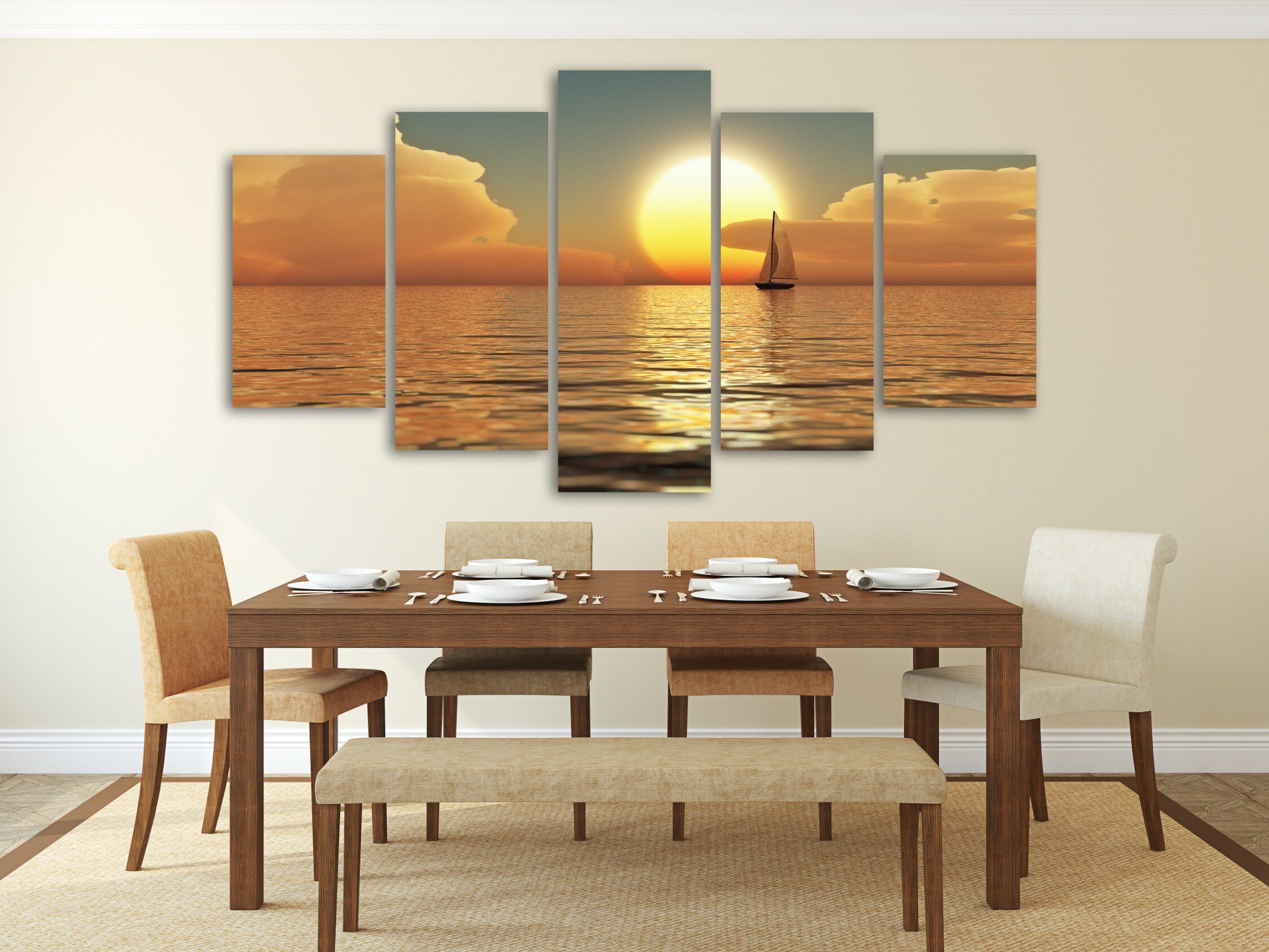 מפרשית בשקיעה 5 מפרשית בשקיעה