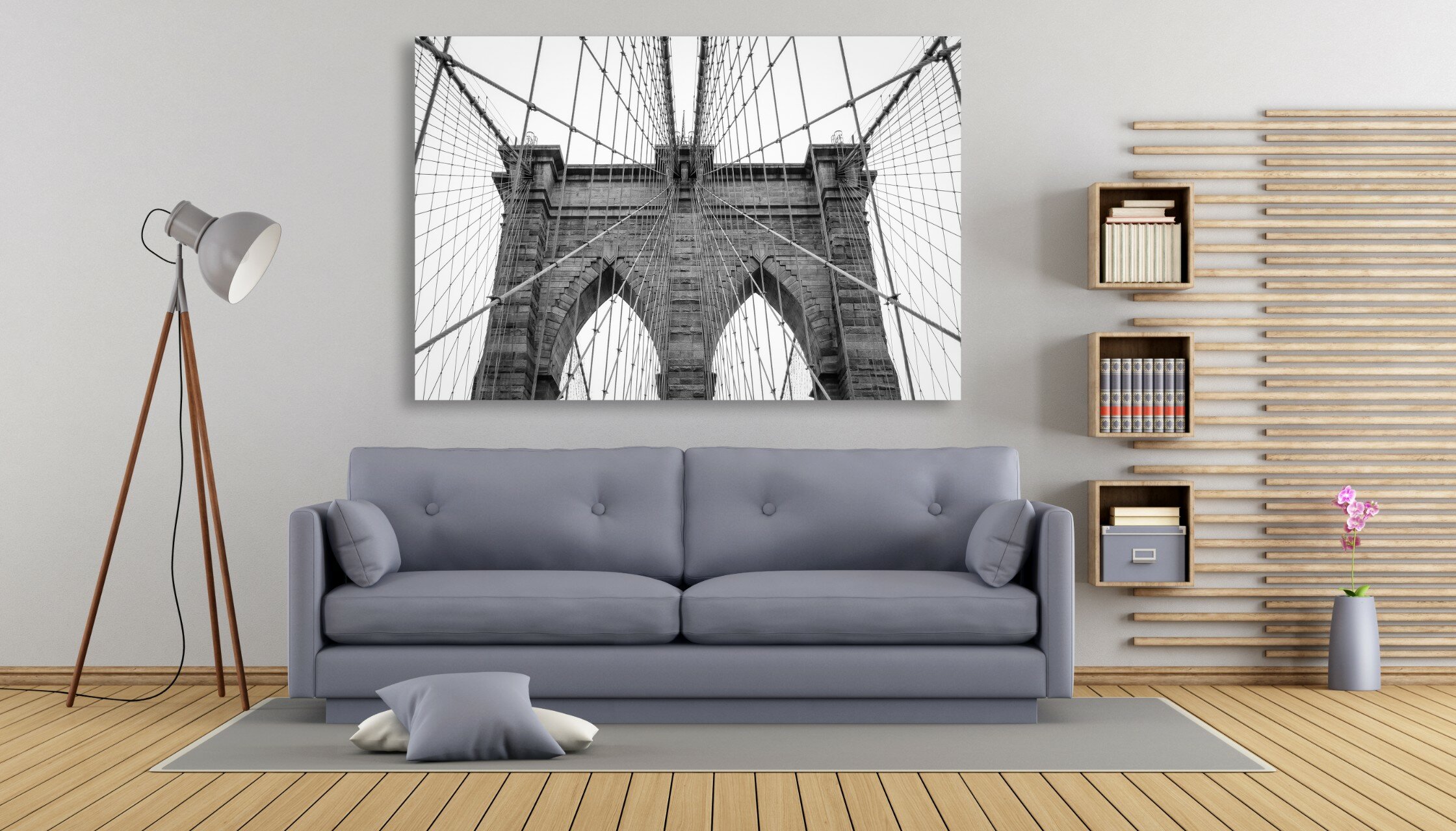 גשר ברוקלין בשחור לבן 3 גשר ברוקלין בשחור לבן