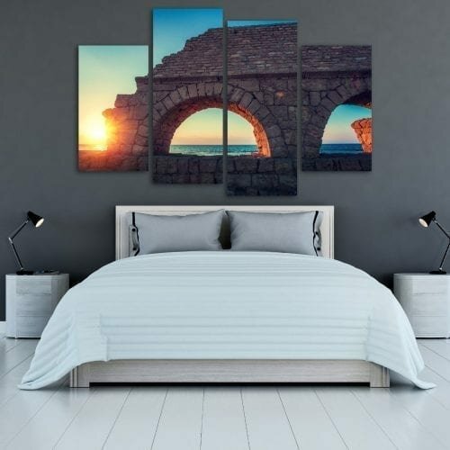 קיסריה בשקיעה