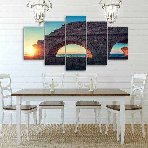 קיסריה בשקיעה