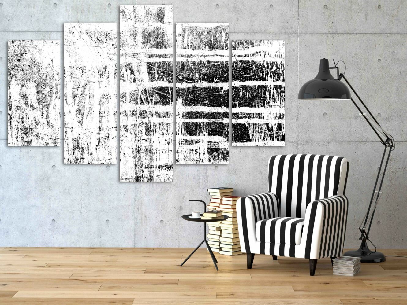 מריחות בשחור ולבן 2 מריחות בשחור ולבן