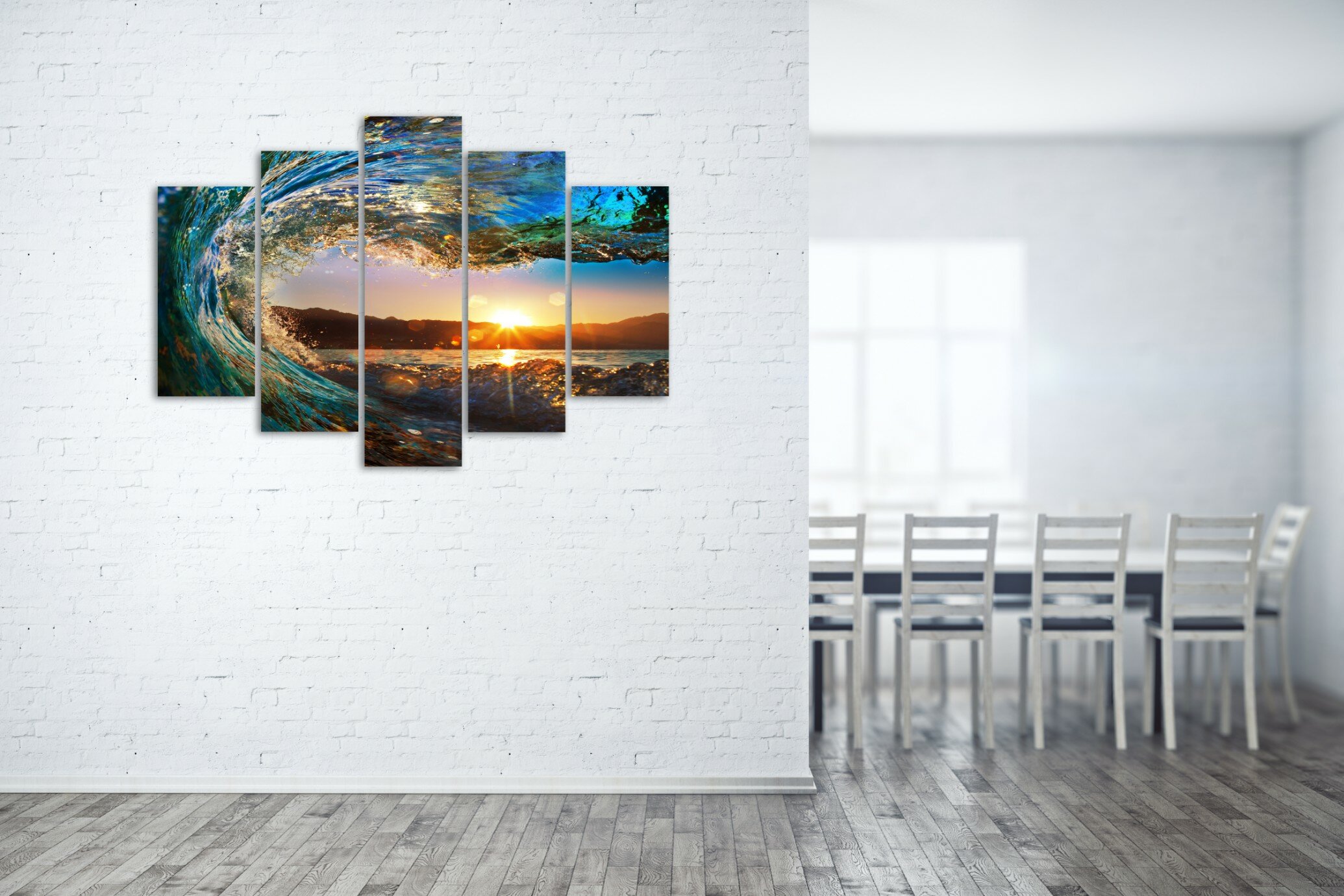 גל בשקיעה 5 גל בשקיעה