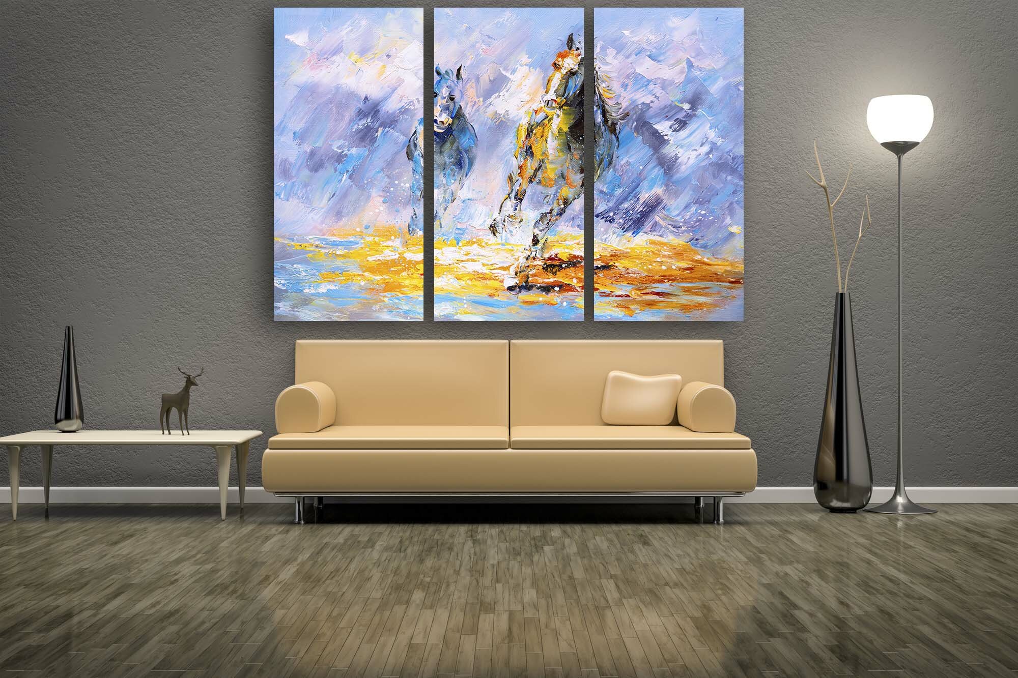 green room with a sofa