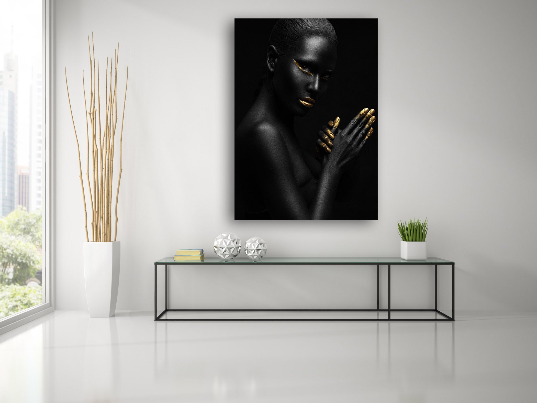 Interior of modern whi2